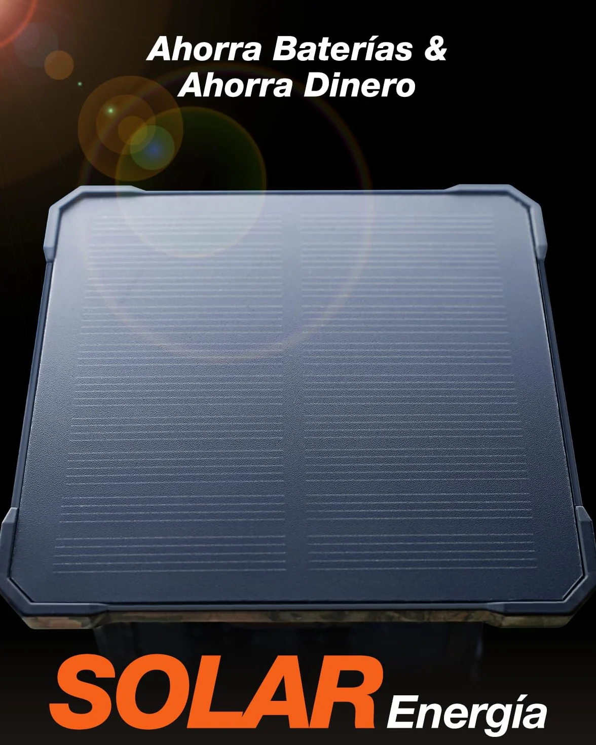 iZEEKER Cámara de Caza Solar, 4K 30fps 48MP Cámara Caza Nocturna con Batería de 2600 mAh 850nm IR LED Brillo Impermeabile IP66 para Vigilancia de la Vida Silvestre y Seguridad Interior