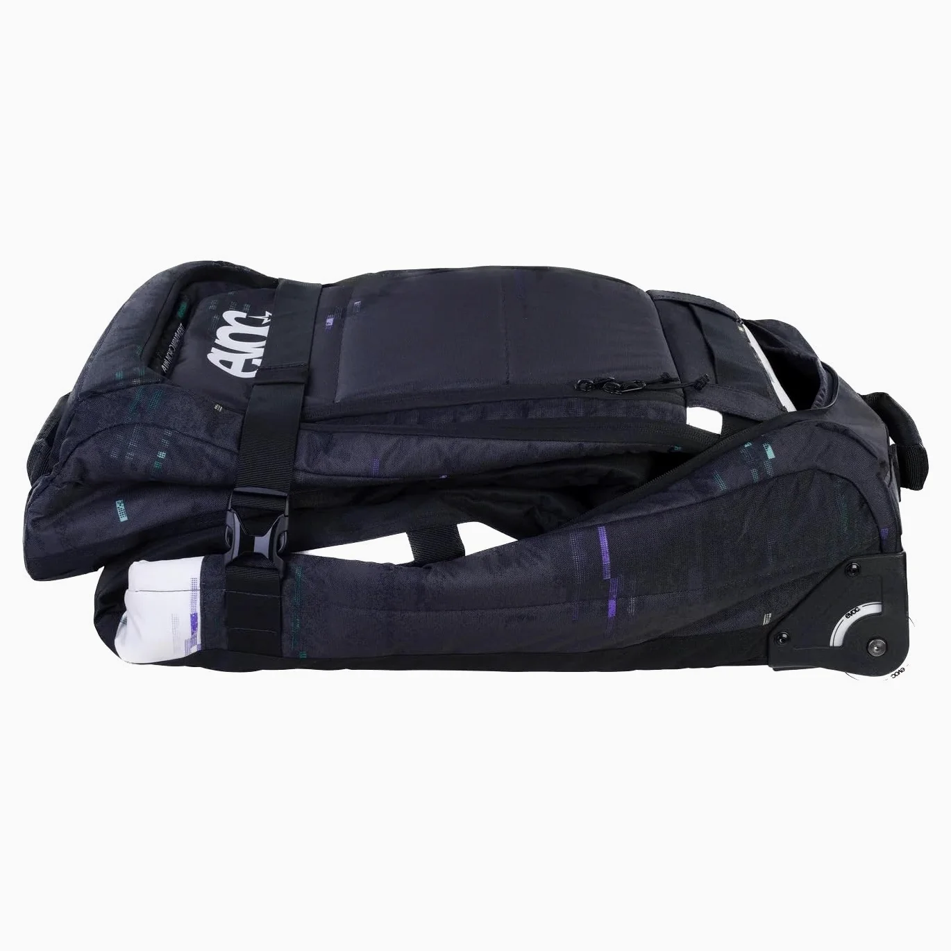 EVOC Snow Gear Roller Bolsa para esquís y Tablas de Snowboard (para 3-4 Pares de esquís o 2 Tablas de Snowboard, Acolchada, Plegable, Compartimento para avalanchas, tamaño: