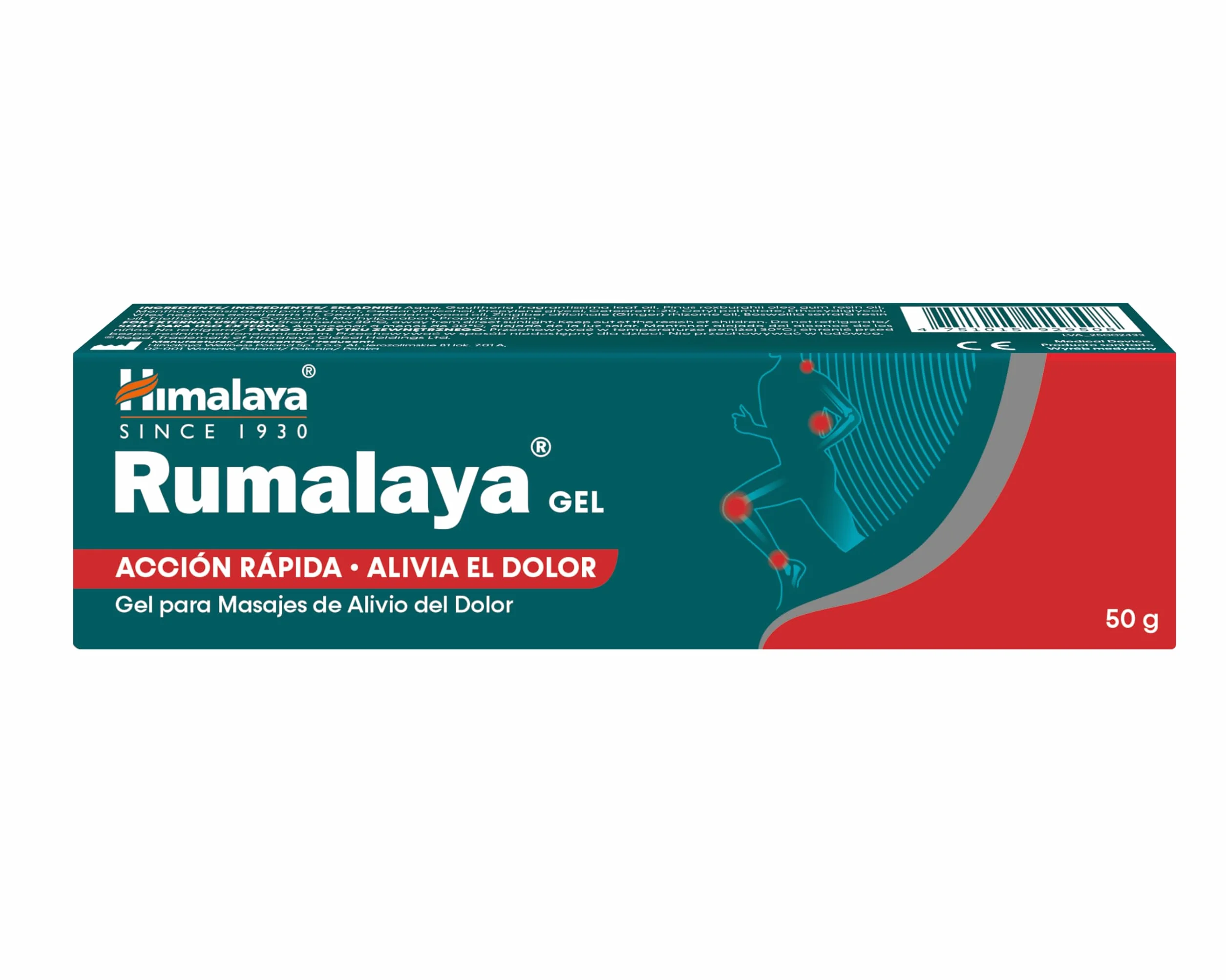Himalaya Rumalaya Soothing Gel Fast Action Massage Topical Gel 50 g