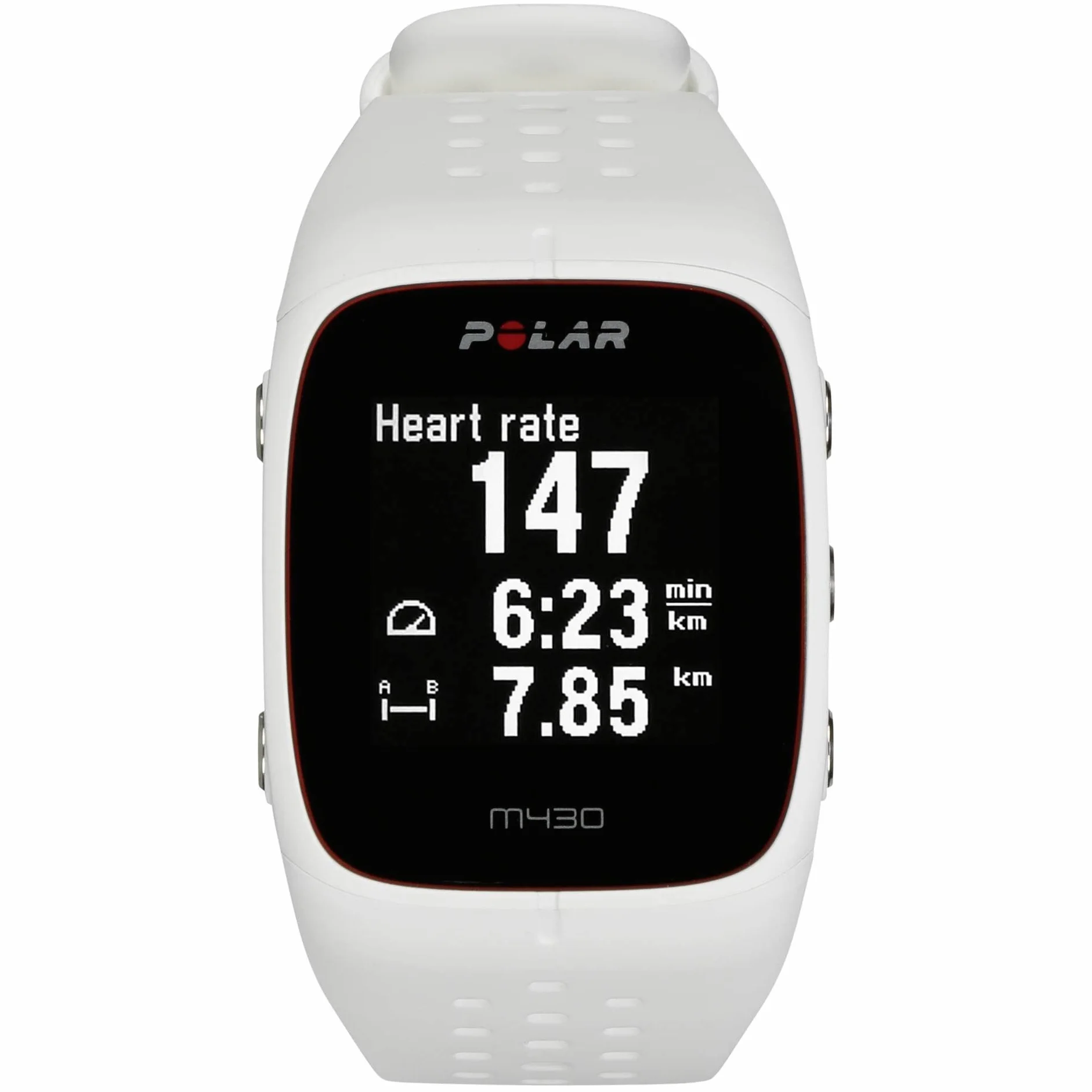 Polar M430 Reloj de Running con GPS y Frecuencia cardíaca en la muñeca - Multideporte - Actividad 24/7 - Blanco, S