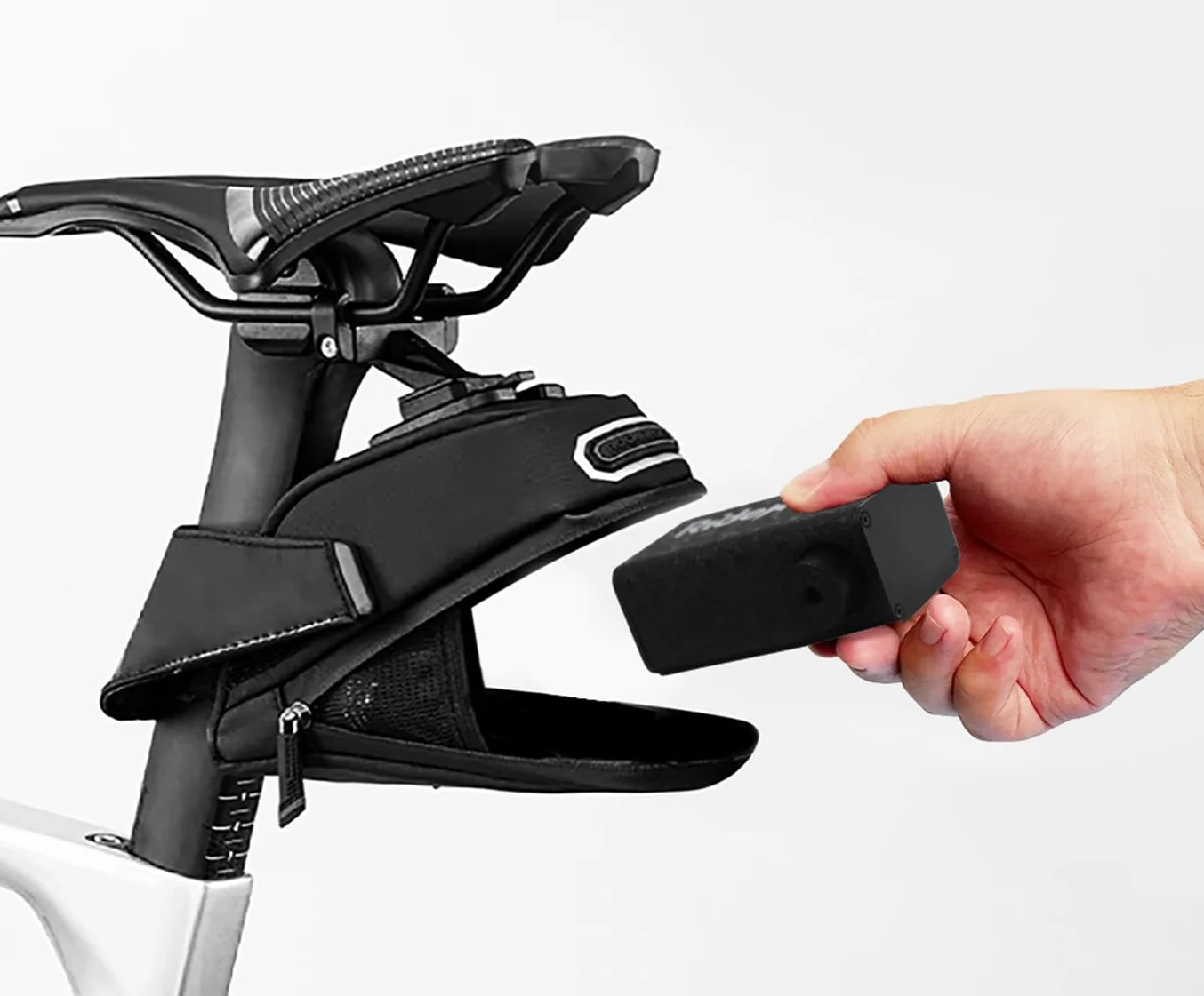 RIDENOW R1S – Mini Bomba de Aire eléctrica portátil para Bicicleta con Pantalla Medidor, 120 PSI, Recargable, Auto Stop, Válvula Presta Schrader, Corrección Automática E-Bike, MTB, Gravel, Carretera