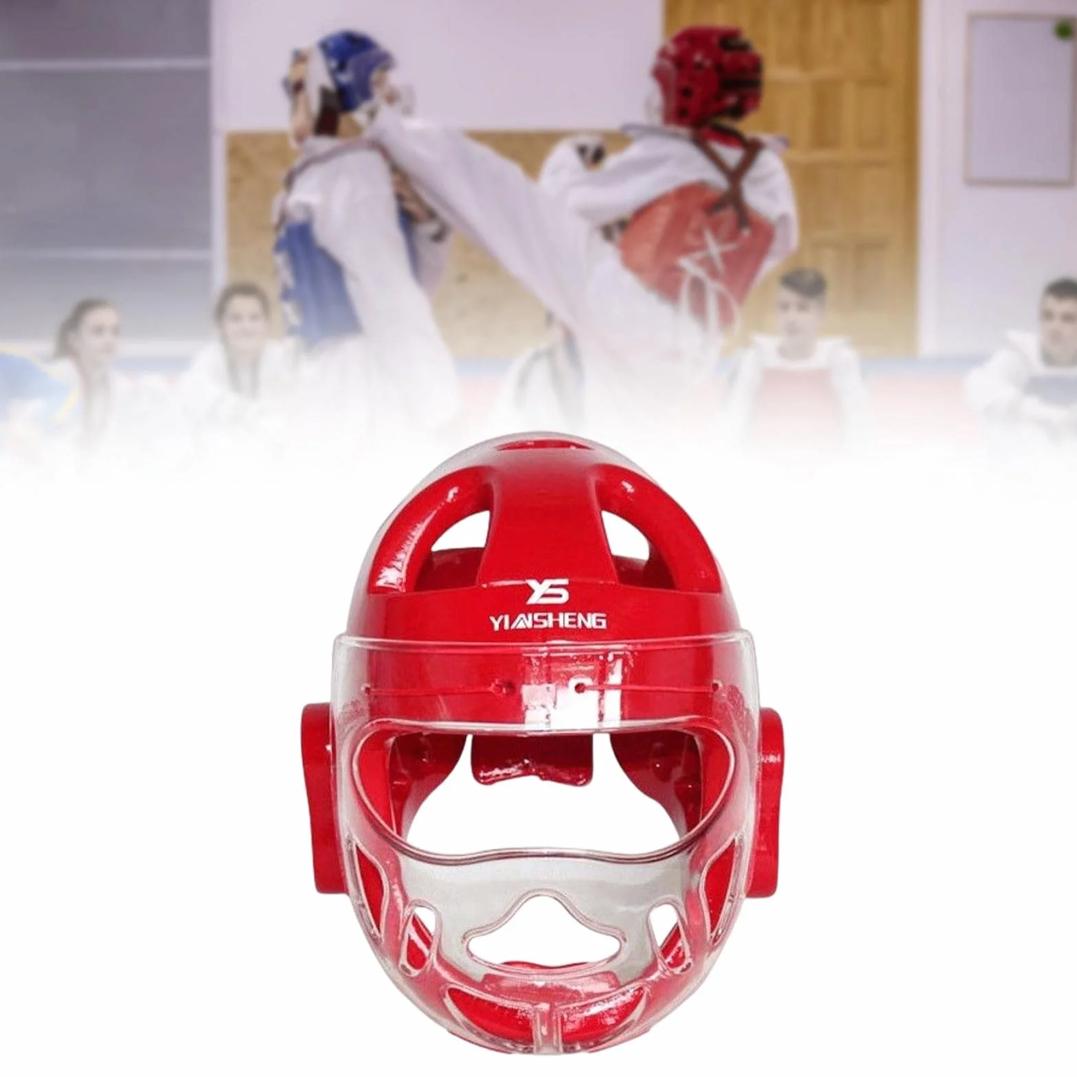 Niños Adultos Karate Headgear MMA Artes Marciales Face, Soft Head Gear para Sparring Grappling Muay Thai Kickboxing Taekwondo Training