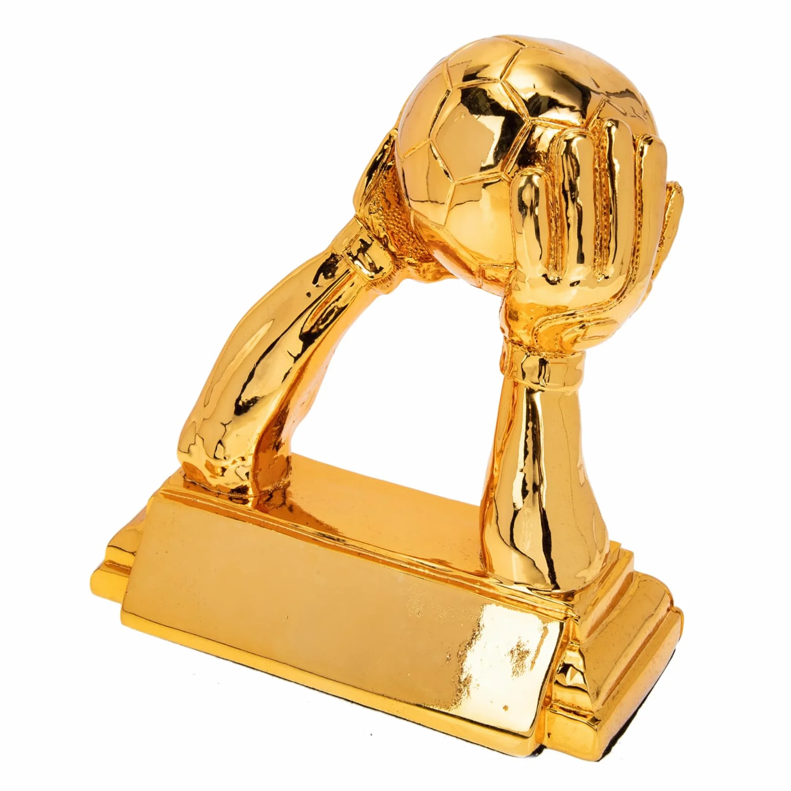 VANZACK de Futbol Cajas pequeñas cajitas pequeñas Cotillon Fiesta Adornos Guante fútbol Americano decoración de versátil Suministro de la Competencia Resina Golden