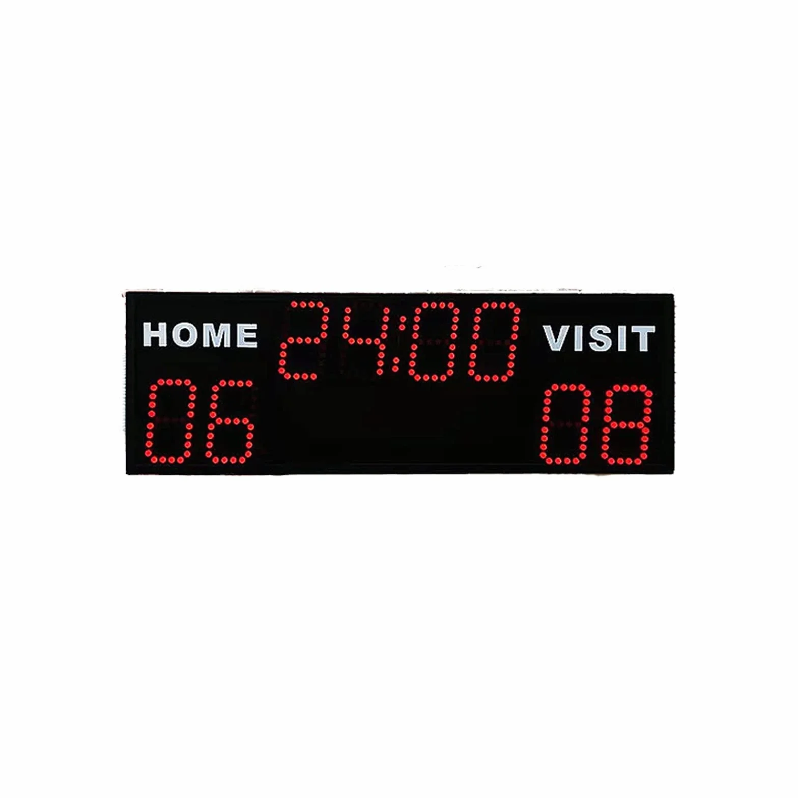 Marcador electrónico LED para exteriores, fútbol, multifunción, temporizador cuenta regresiva, montado en pared