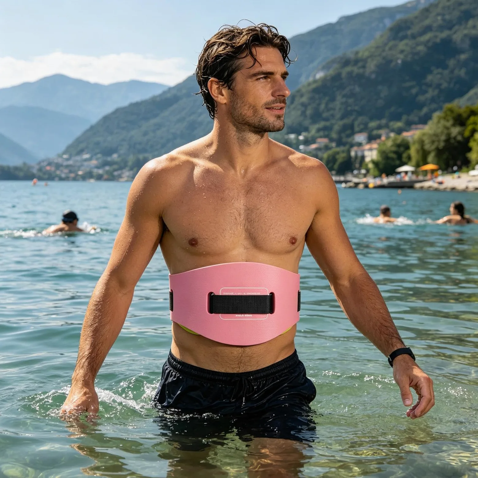 Cinturón de natación, equipo antideslizante de alta densidad para ejercicios de natación, cinturón de flotabilidad, equipo aeróbico acuático, para actividades al aire libre, lago, río, mar, aeróbic