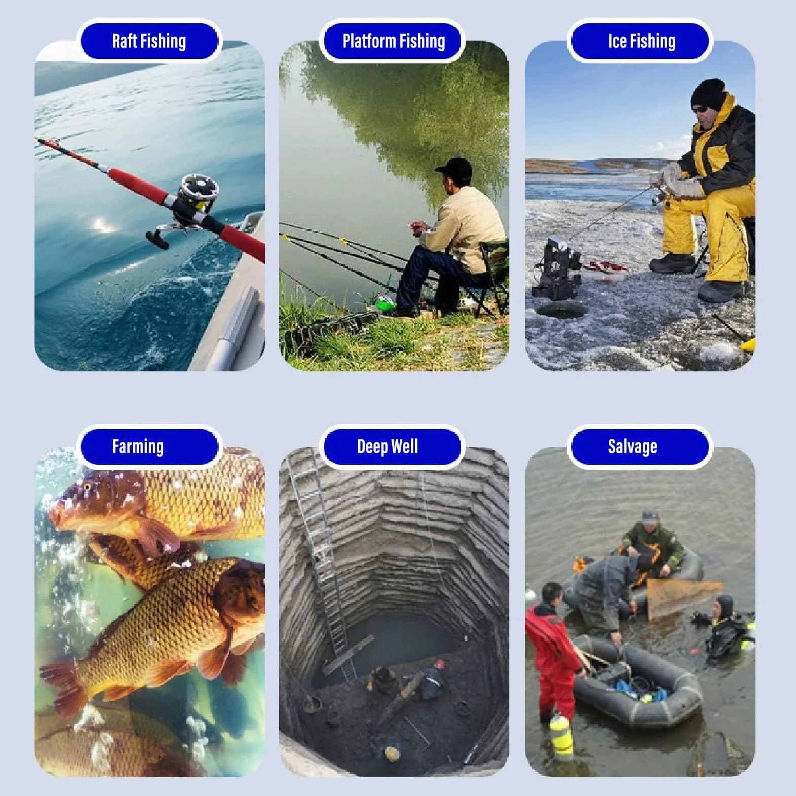 Cámara de Pesca Submarina, Cámara Portátil de Buscador de Peces HD 1080P con Pantalla de 4,3 Pulgadas, Gran Angular de 220°, Buscador de Peces Visible para Pesca en Kayak en