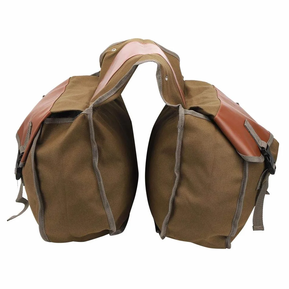 Alforjas de Ciclismo, Gran Capacidad, Mochilas de Asiento Trasero de Bici(Free Size-Caqui) Bolsas de Deporte Bolsas de Deporte