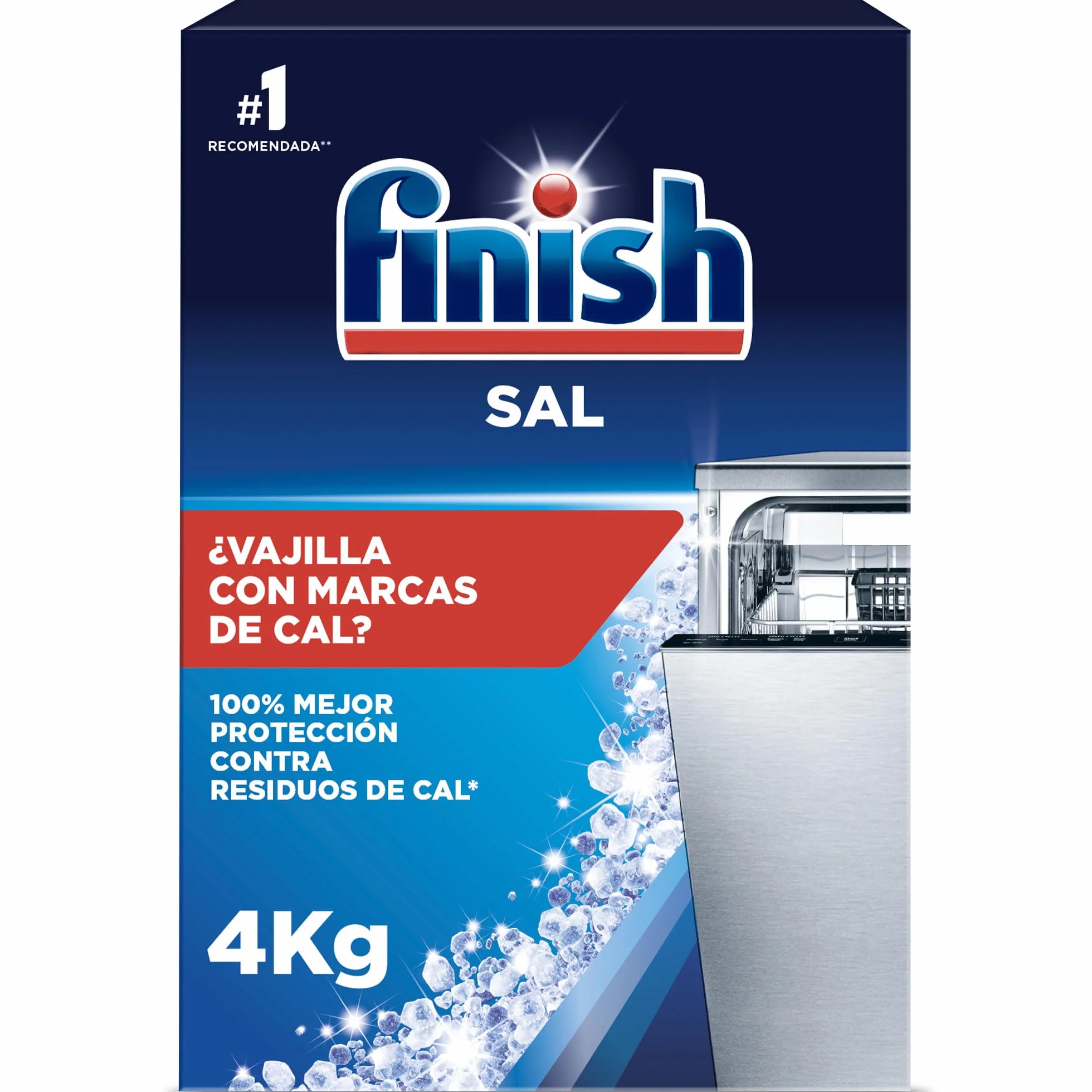 Finish Sal para Lavavajillas Antical 4 kg