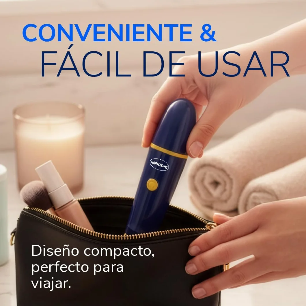 Dr. Scholl's Lima eléctrica pedicura exfolia elimina durezas callos suaviza pies pule suavidad viajes pilas AAA