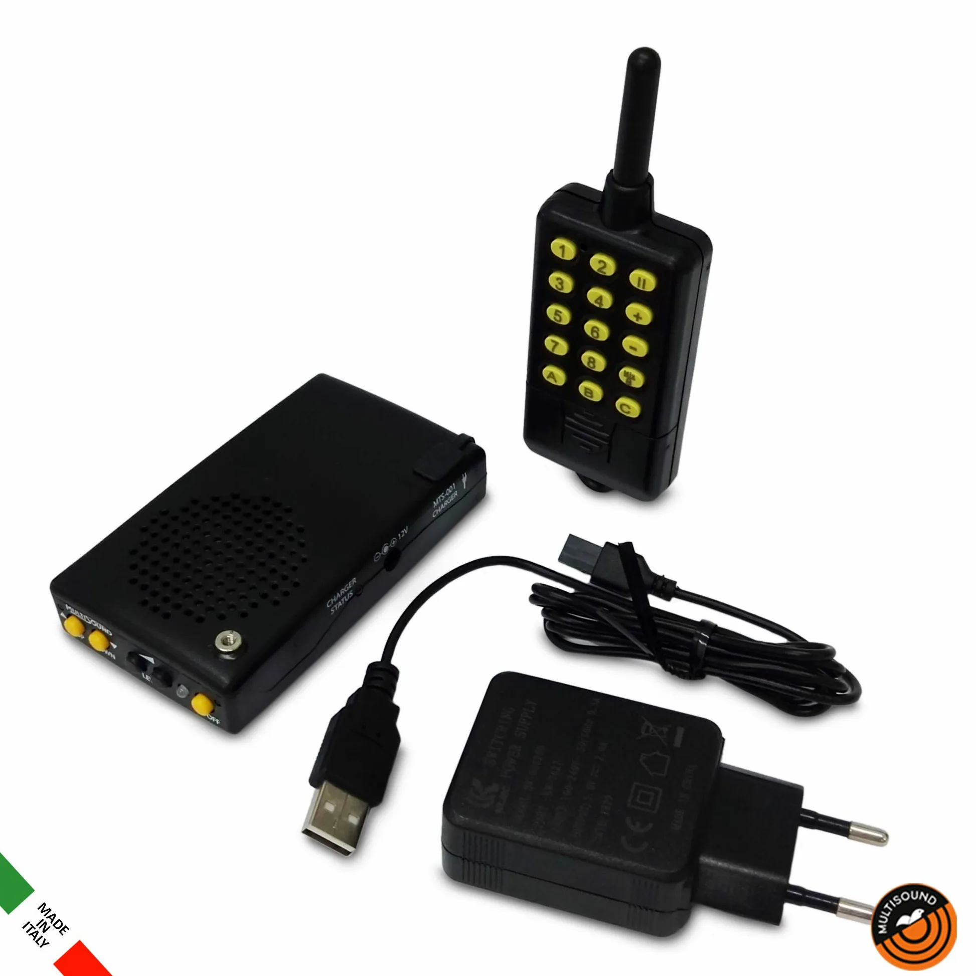 MultiSound - Micro-Lit llamador de Aves Digital. Reclamo electrónico para pájaros con Control Remoto. Específico para zorzales y alondras y en General para Todas Las pequeñas migratorias.