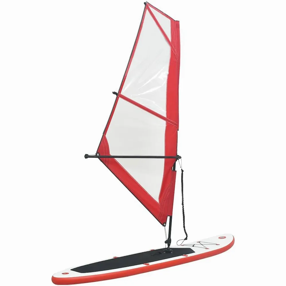 Tabla hinchable para SUP con vela, color negro y blanco, de PVC EVA y aluminio, para adultos, bomba, bolsa de transporte, para mar, río, playa, ocio