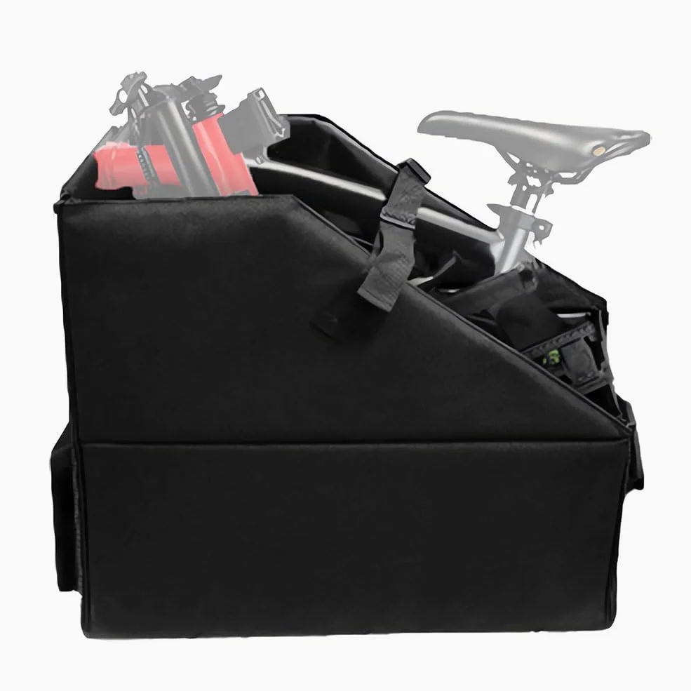 QUTBAG Bolsa de Transporte Plegable para Bicicletas, Bolsa de Almacenamiento para Maletero de Coche para Bicicletas Plegables, Caja de Almacenamiento Plegable para Bicicletas Plegables withoutCover