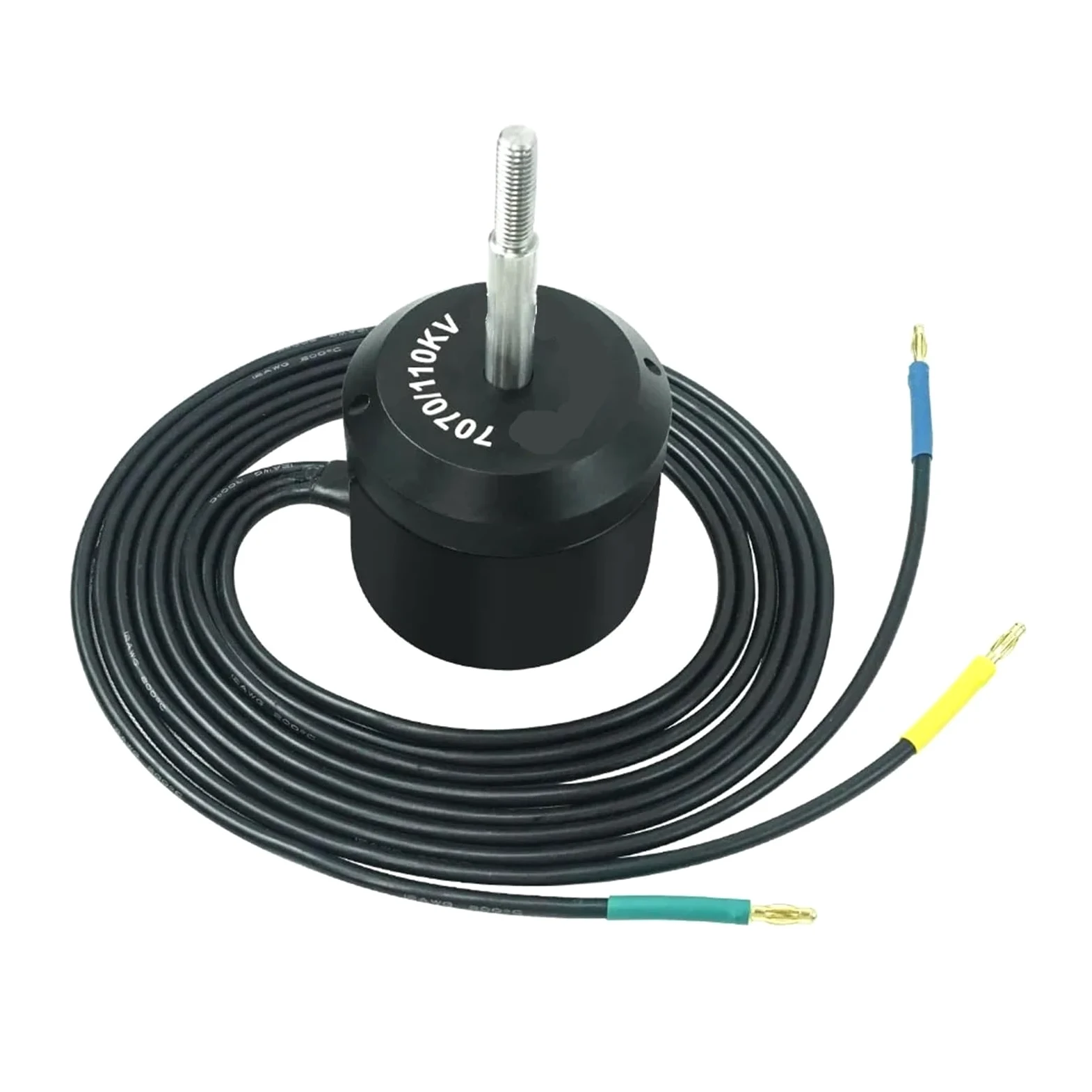 Motor Inrunner 7070 sin escobillas, Impermeable, 110 kV, 4300 W, for Barco de Surf, propulsor Submarino Hydro Efoil