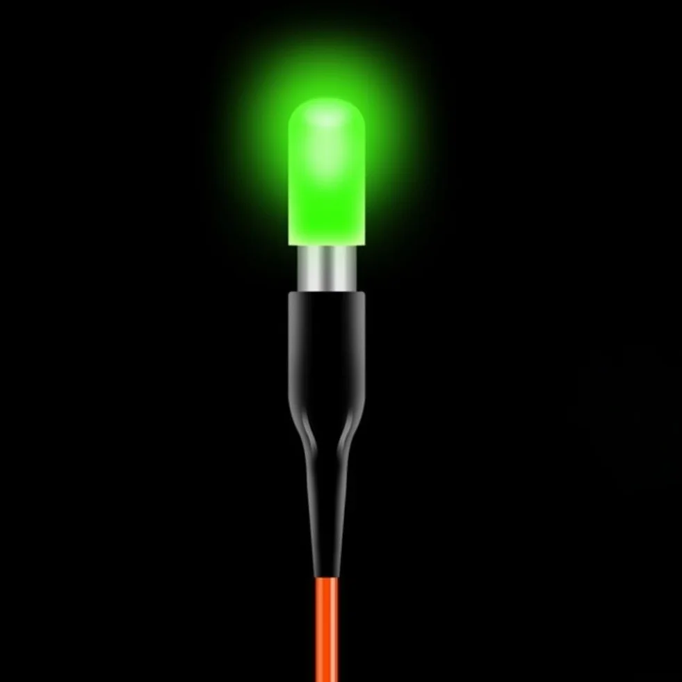Luz LED flotante de pesca, paquete de 4 unidades para ultra brillante, visibilidad de 50 m, impermeable, brillo nocturno para pescadores (4 unidades de cuatro colores)