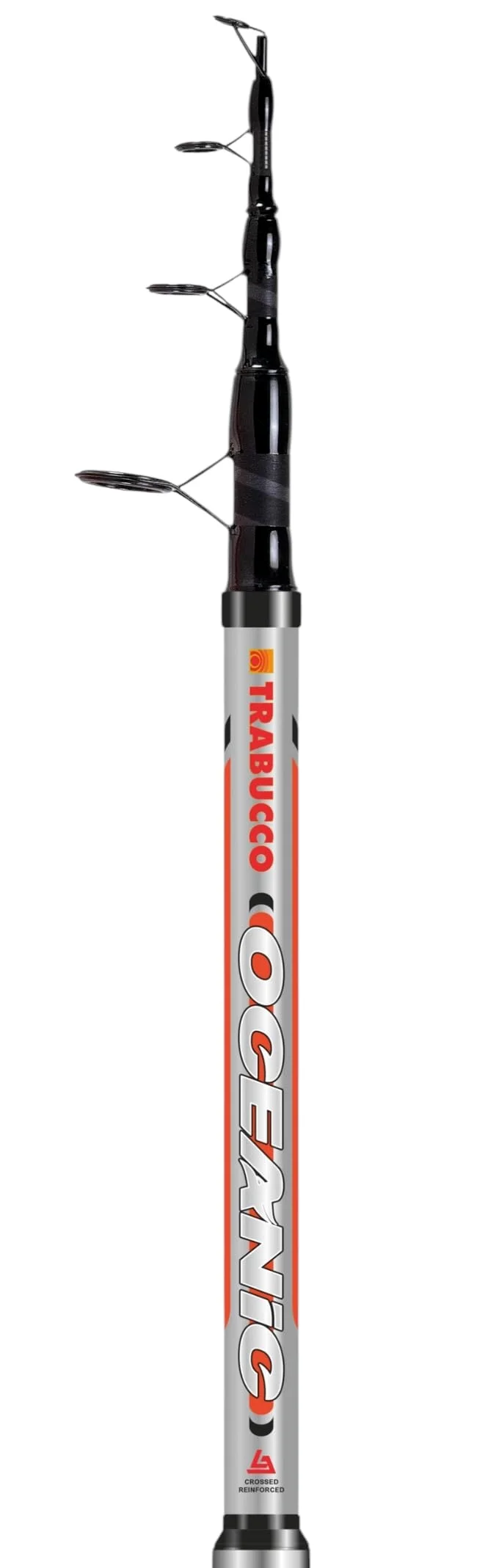 Kit Surfcasting Trabucco Oceanic Storm Surf telescópica 4,20 m 200 g + carrete Trabucco