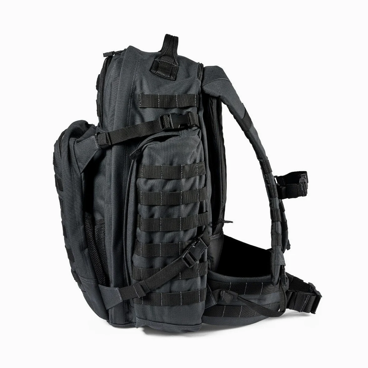 5.11 RUSH 72 2.0 Mochila táctica Molle de supervivencia militar con compartimento para laptop, grande, 55 L, estilo 56565ABR | Style 56565ABR, paquete militar grande de 55L, compartimento para laptop, listo para hidratación, nailon 1050D