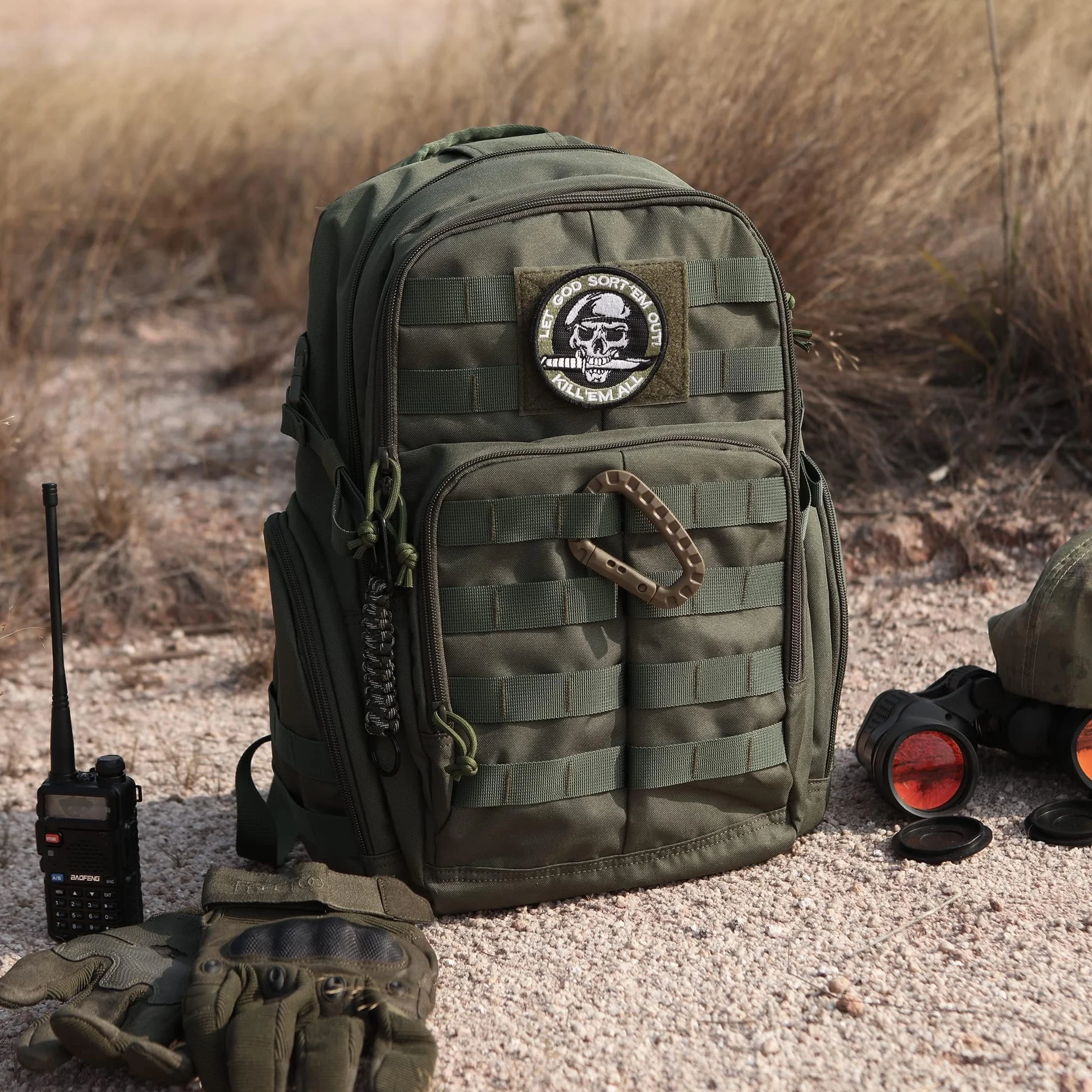 Mardingtop Mochila Militar Táctica 25L 40L MOLLE Senderismo Camping