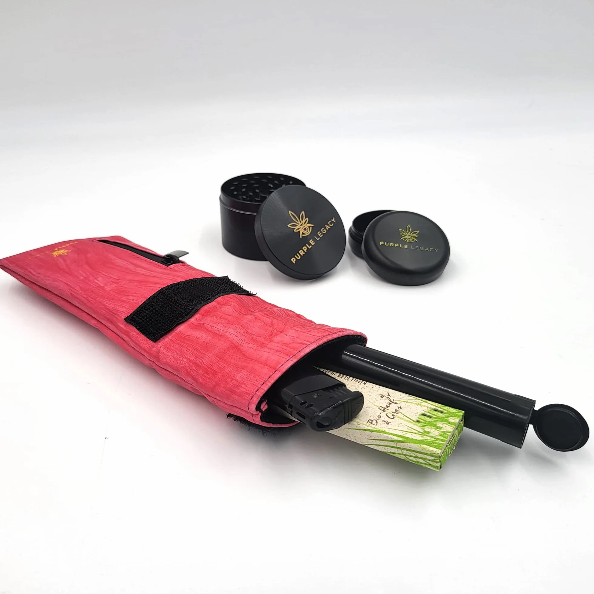 Bolsa a Prueba de Olores Con Forro de Carbono para Viaje 21,6 x 7,8 x 2 cm Rosa
