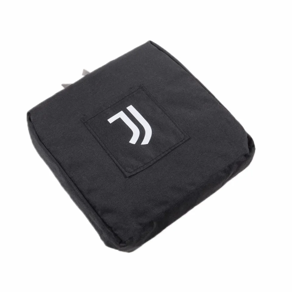 Bolsa de Viaje Plegable Producto Oficial Juventus, Negro, Bolsa Plegable para Guardar en la Maleta y Usar Cuando Sea Necesario