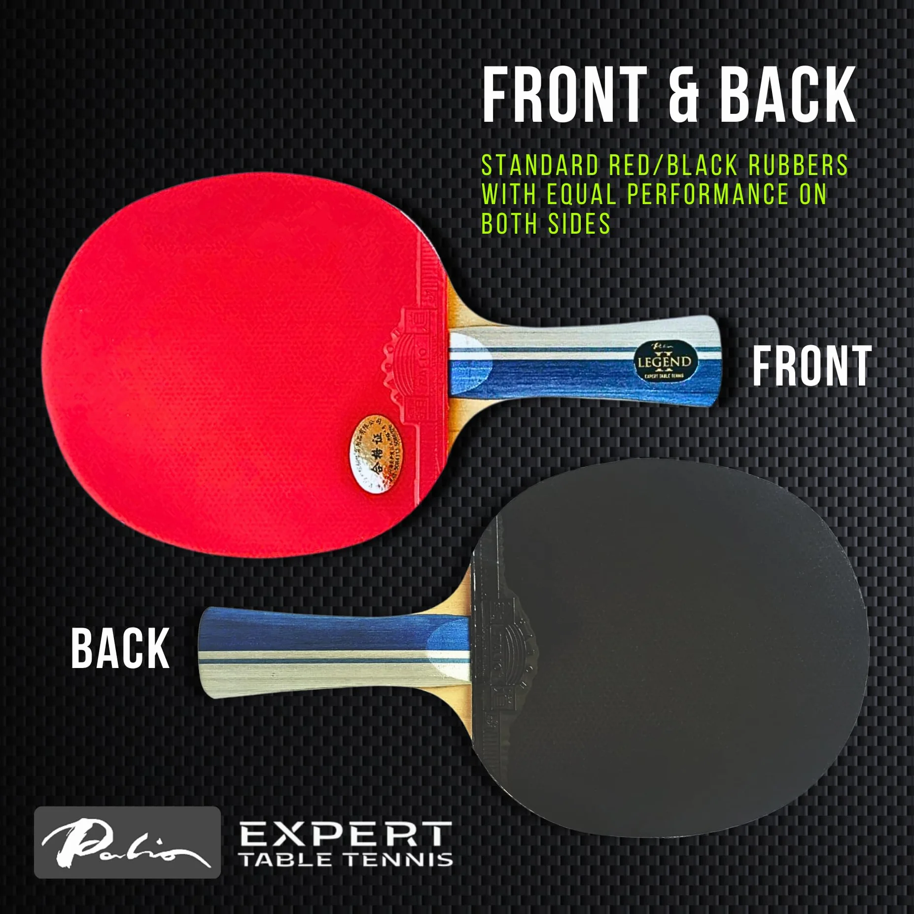 Palio Legend 2.0 Pala de Tenis de Mesa ITTF Avanzada Máxima Potencia Velocidad Giro