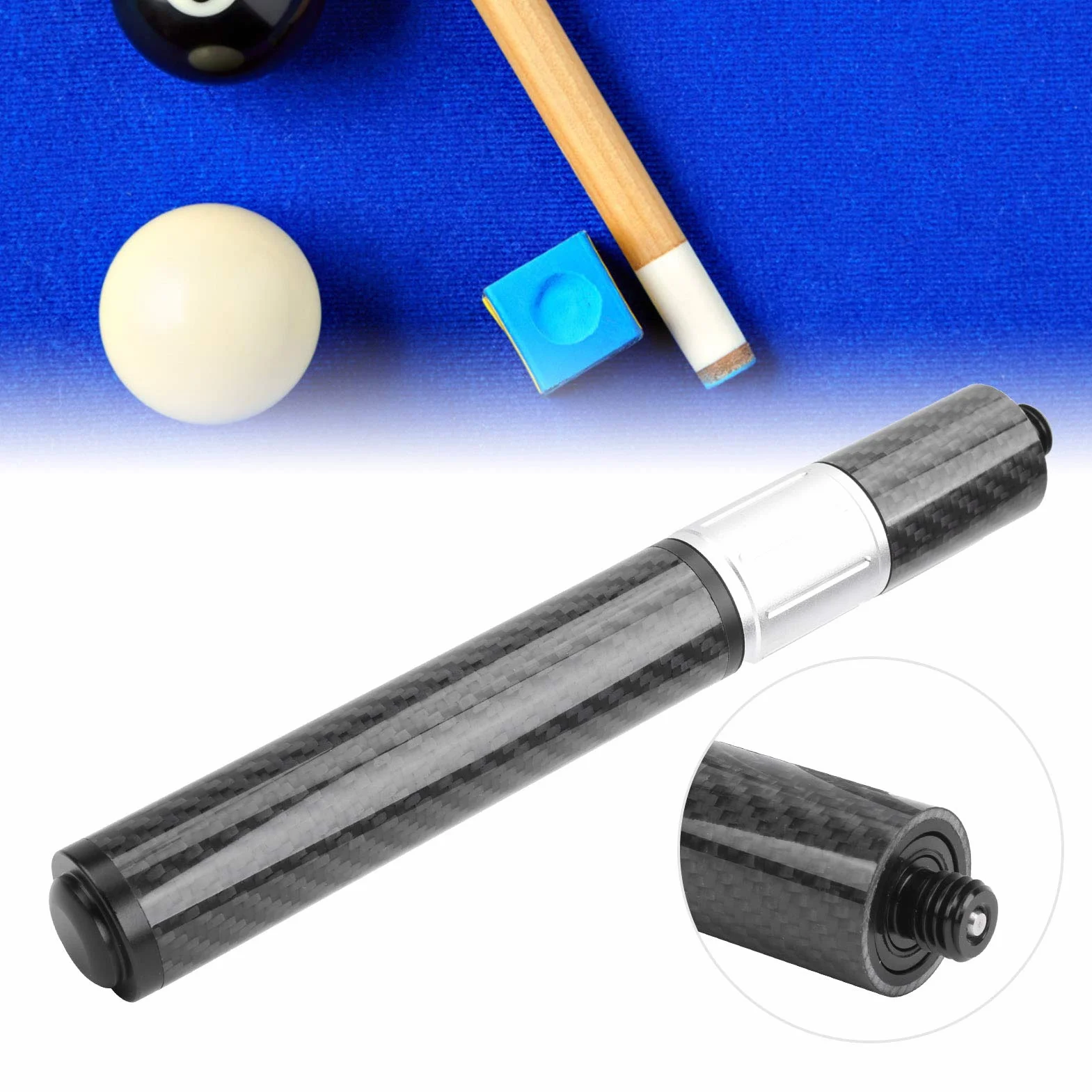 Extensor de Taco de Billar Ajustable Telescópico Accesorio MEZZ
