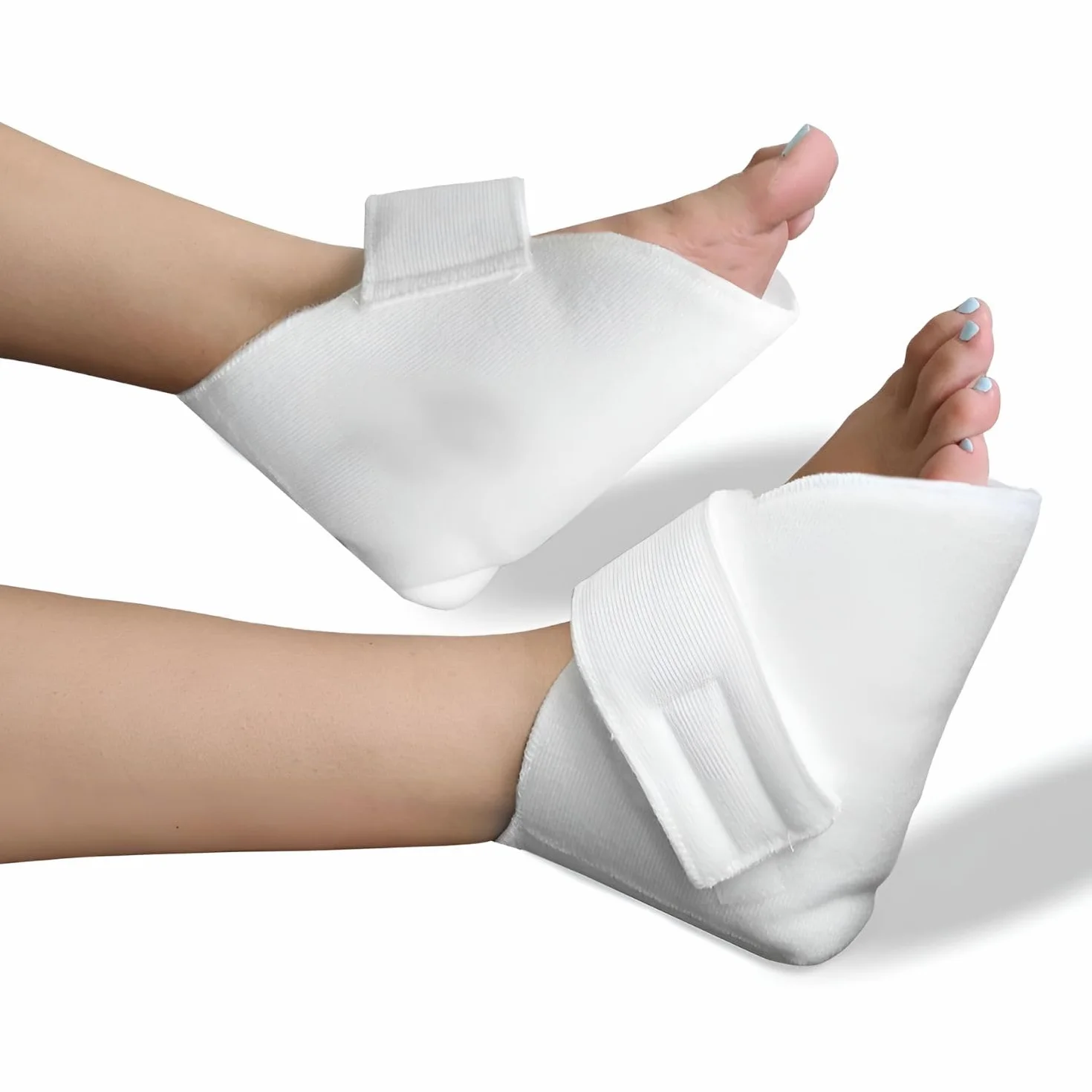 OrtoPrime Protectores de talón para úlceras por presión, paquete de 2 forro polar