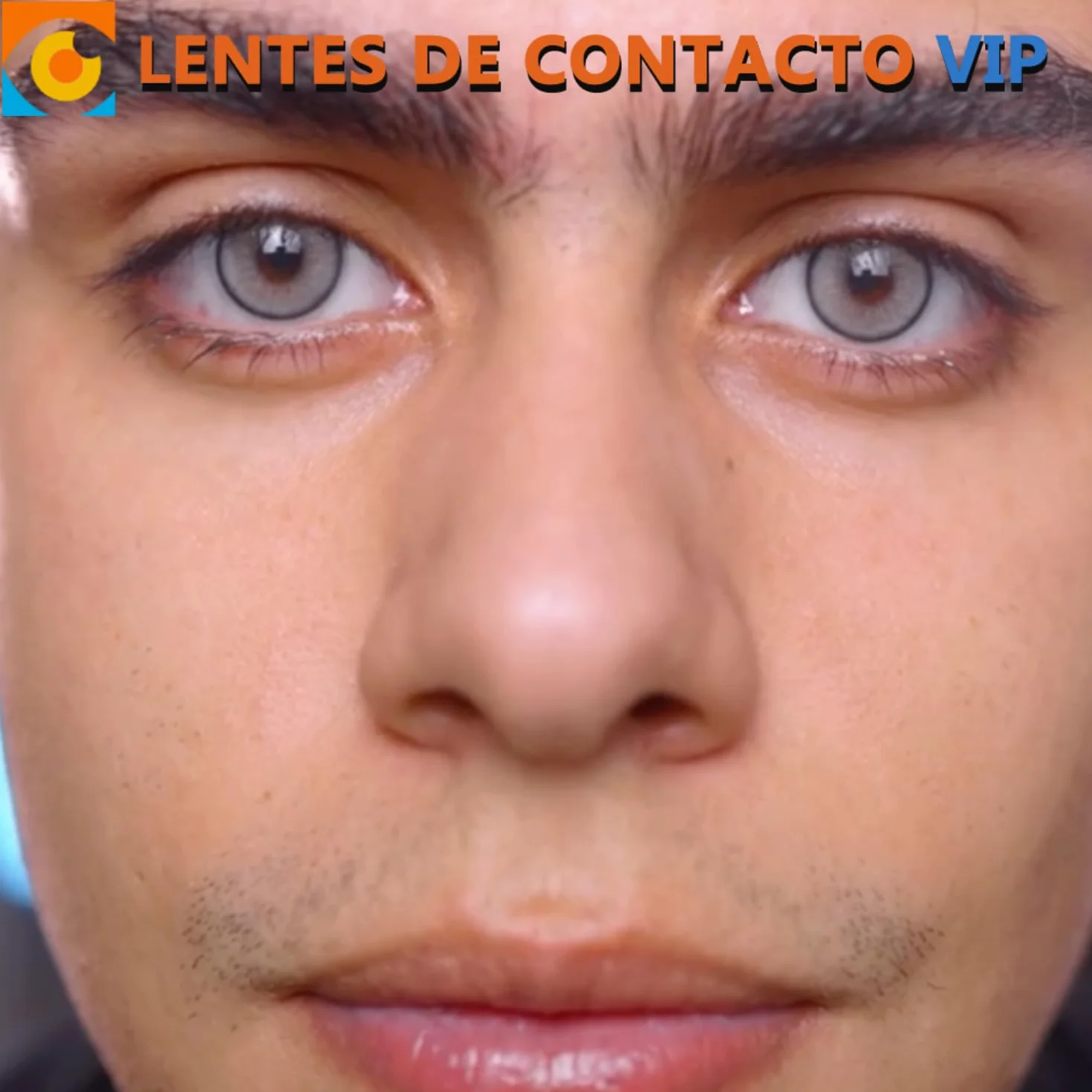 Alicante VIP Lentillas de Color Azul Verde Diseño Natural con Aro Definición 2 Lentes Anuales + Portalentes + Pinza + Aplicador