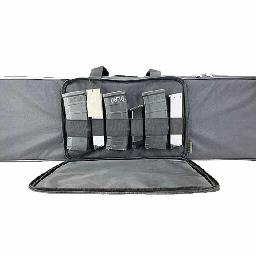 ECOMMUR Funda de Transporte SIXMM GB 1M BK Negra (100cm) | Funda de Tela para Proteger Armas largas. Funda para ecopetas de protección Universal (100 cm)