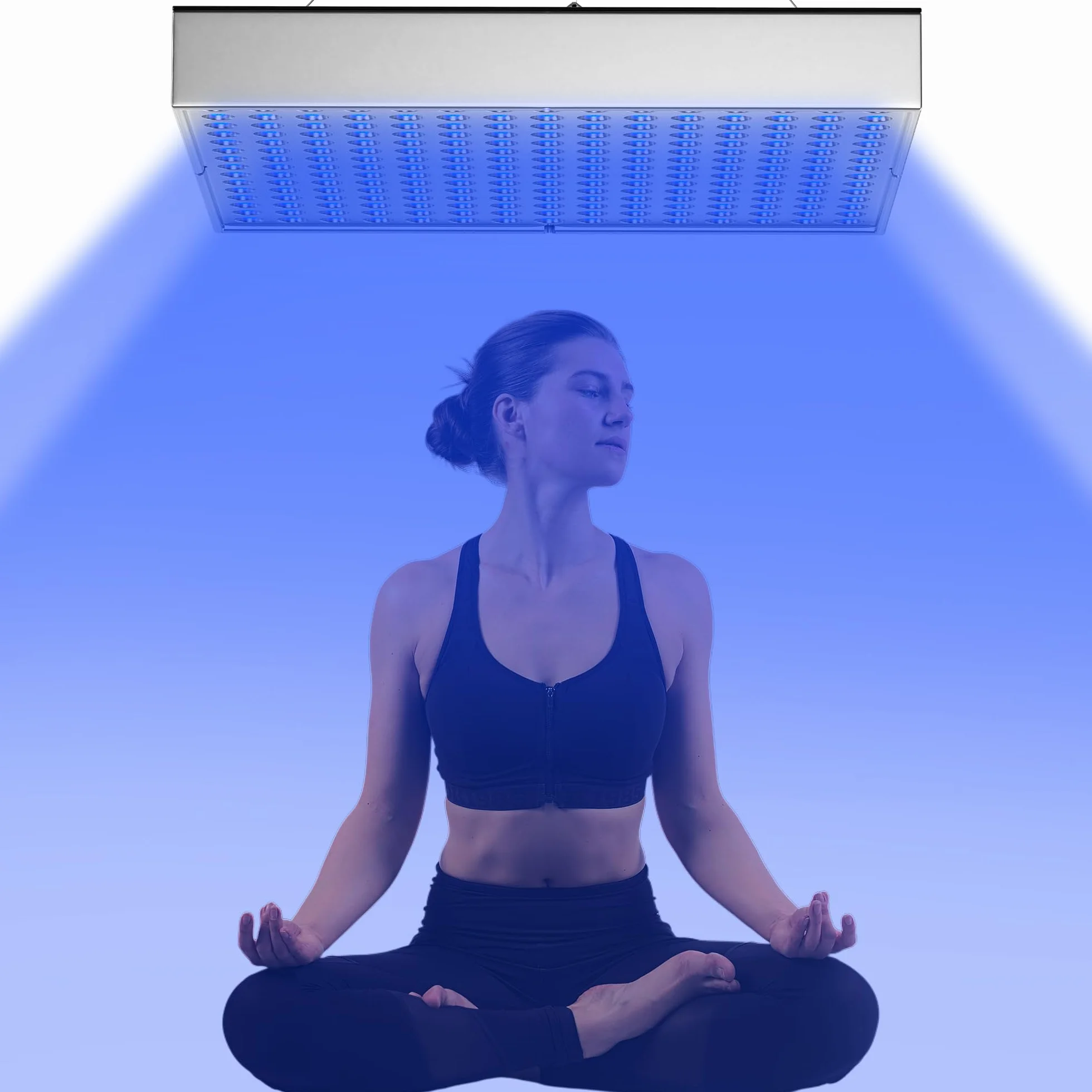 Lámpara de bronceado Solarium portátil 225 LED soporte ajustable plegable para cara y cuerpo