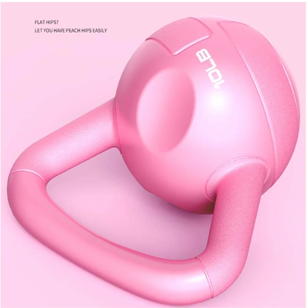 Pesas Rusas Pesas Rusas De Hierro Fundido De Color, Entrenadores De Fuerza En Hogares Y Gimnasios, Pesas En Forma De Mujer, 5 LB / 10 LB / 15 LB / 20 LB