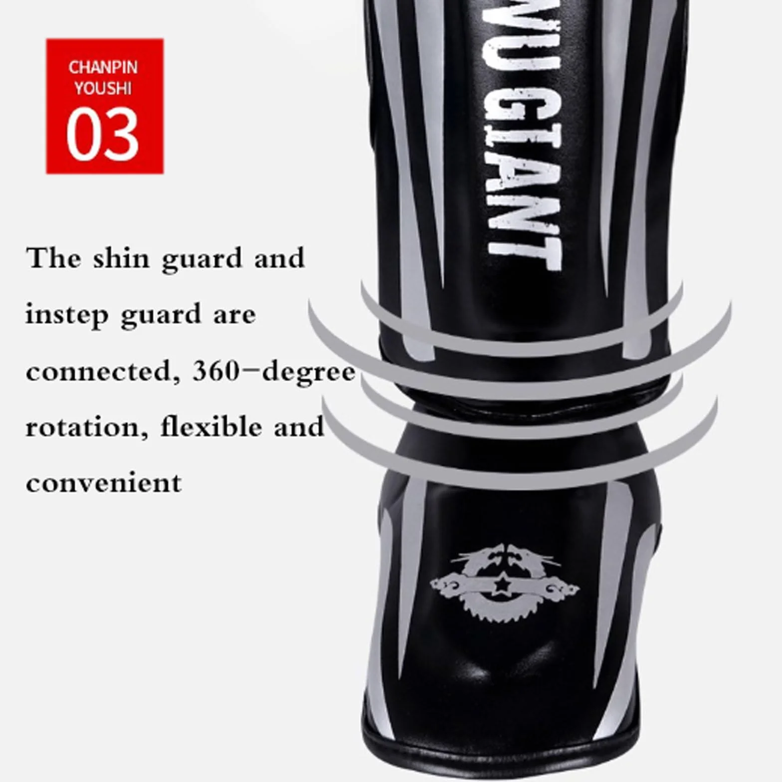 Espinilleras Kick Boxing Protección, Shin Guards, Protectores de Pierna para Kickboxing, Acolchados, Unisex Adulto