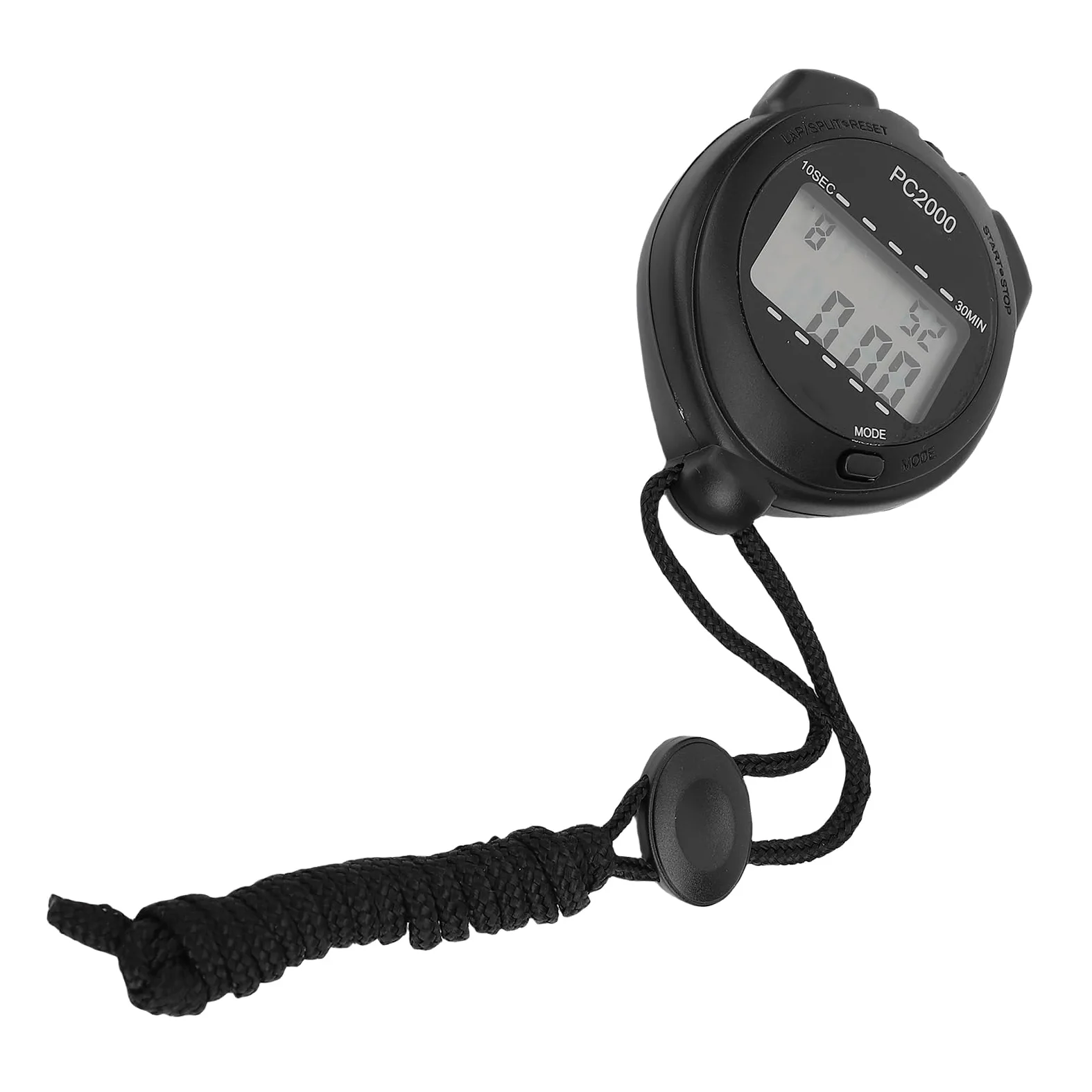 Pongnas Cronómetro Deportivo Digital Electrónico con Pantalla LCD Grande y Clara, Cronómetro + Reloj + Funciones de Temperatura, Diseño Liviano a Prueba de Golpes para Correr, Nadar y Entrenar