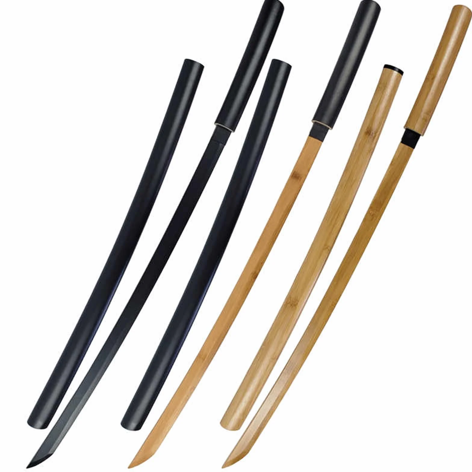 Katana de Madera Natural 101 cm Bokken Entrenamiento Kendo Espada Madera Hecha a Mano