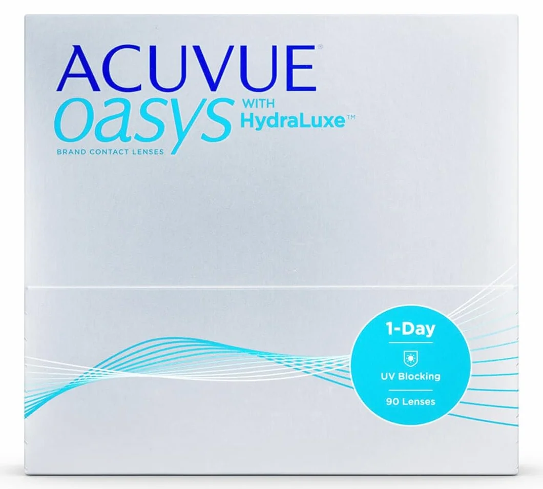 ACUVUE OASYS 1-DAY HydraLuxe Reemplazo Diario protección UV 90 lentes