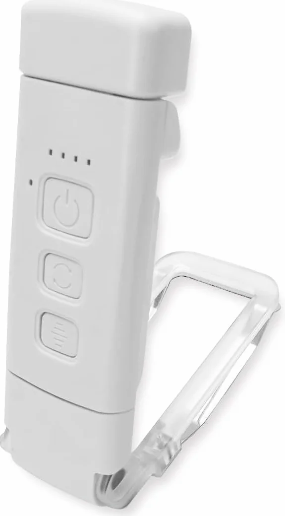 QUMOX Lámpara de Lectura LED con Clip, 3 Tonos Ámbar, 5 Niveles de Brillo, Temporizador, Recargable por USB