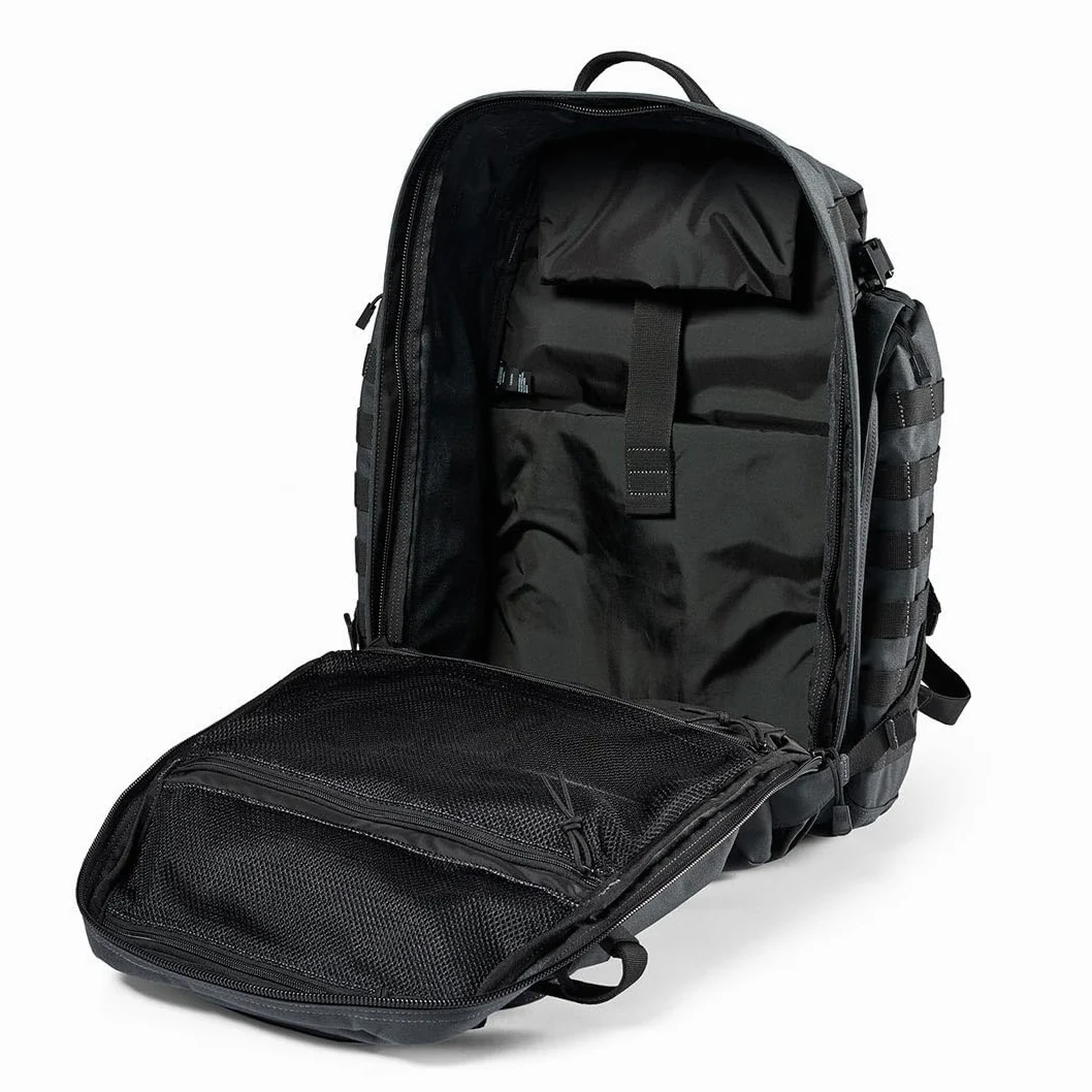 5.11 RUSH 72 2.0 Mochila táctica Molle de supervivencia militar con compartimento para laptop, grande, 55 L, estilo 56565ABR | Style 56565ABR, paquete militar grande de 55L, compartimento para laptop, listo para hidratación, nailon 1050D