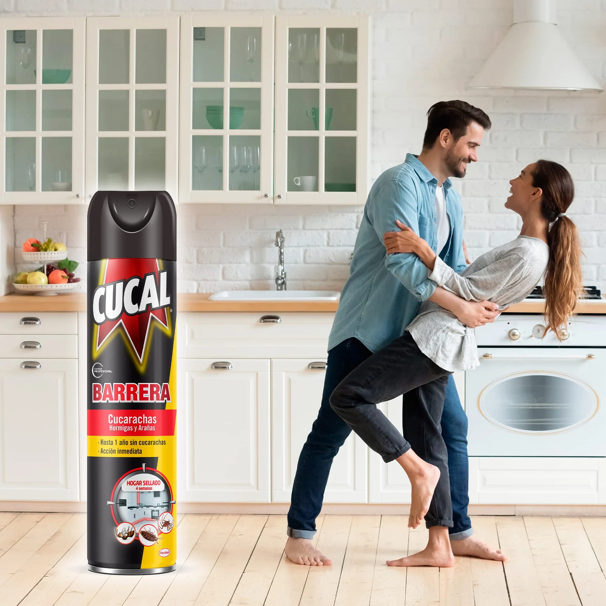 Cucal Barrera Cucarachas, Hormigas y Arañas 400ml