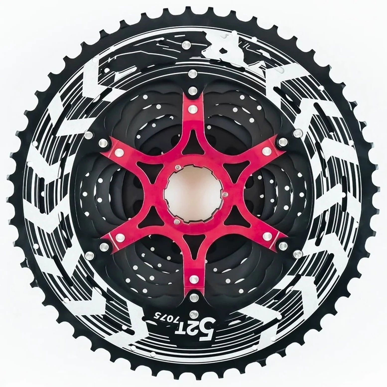 Cassettes y piñones Compatible con Cassette Ligero ZRACE Alpha de 10, 11 y 12 velocidades para Bicicleta montaña, buje Libre HG/MS/XD, 46/50/52 Dientes Cassette de Piñones