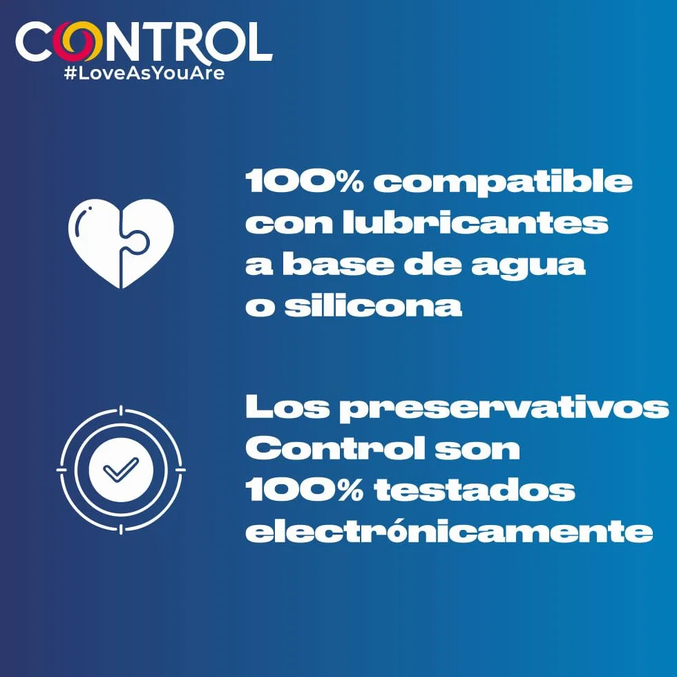 Control Nature XL Preservativos Caja Pack Ahorro 24 Condones Lubricados