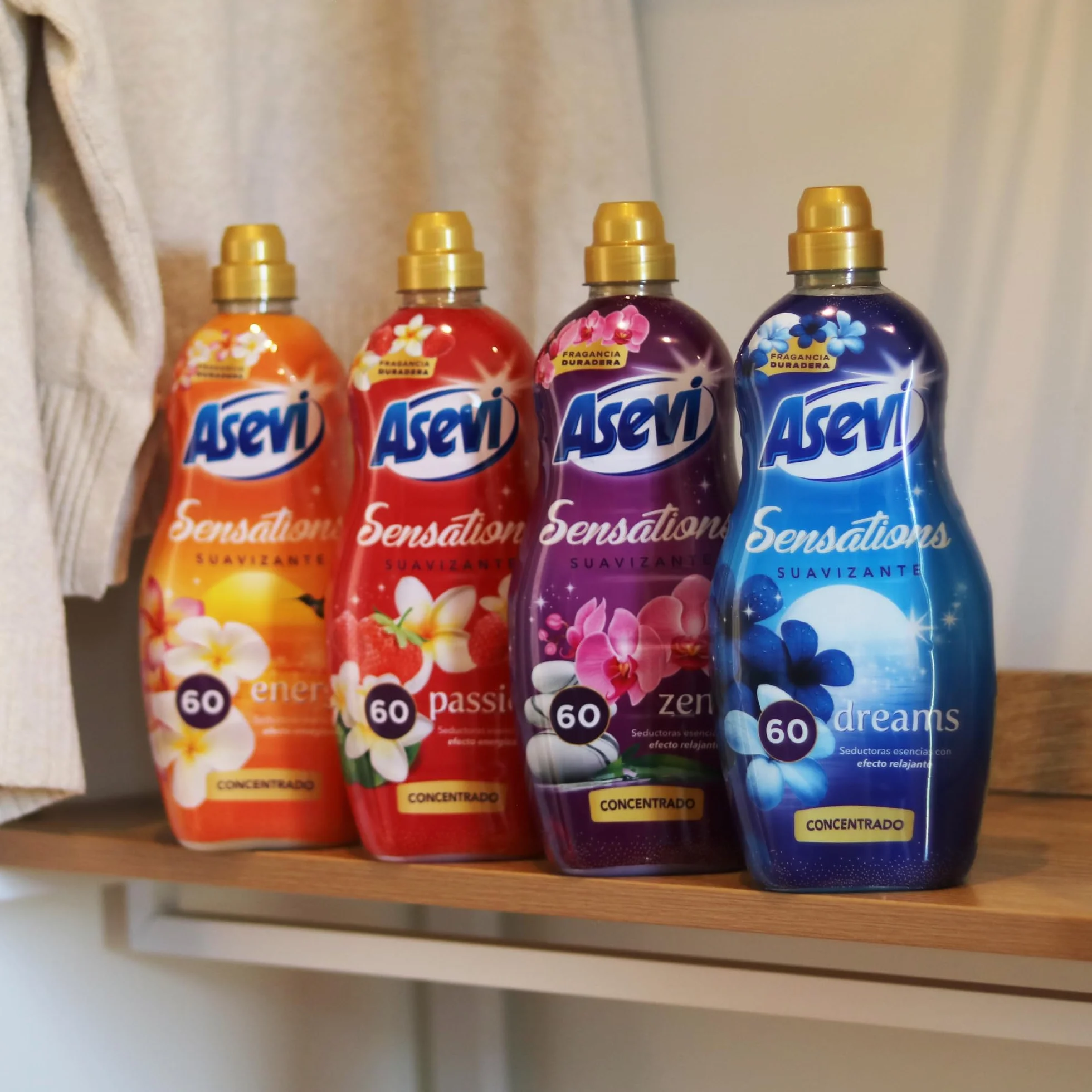 Suavizante Concentrado Asevi Sensation Zen 1320 ml 60 dosis