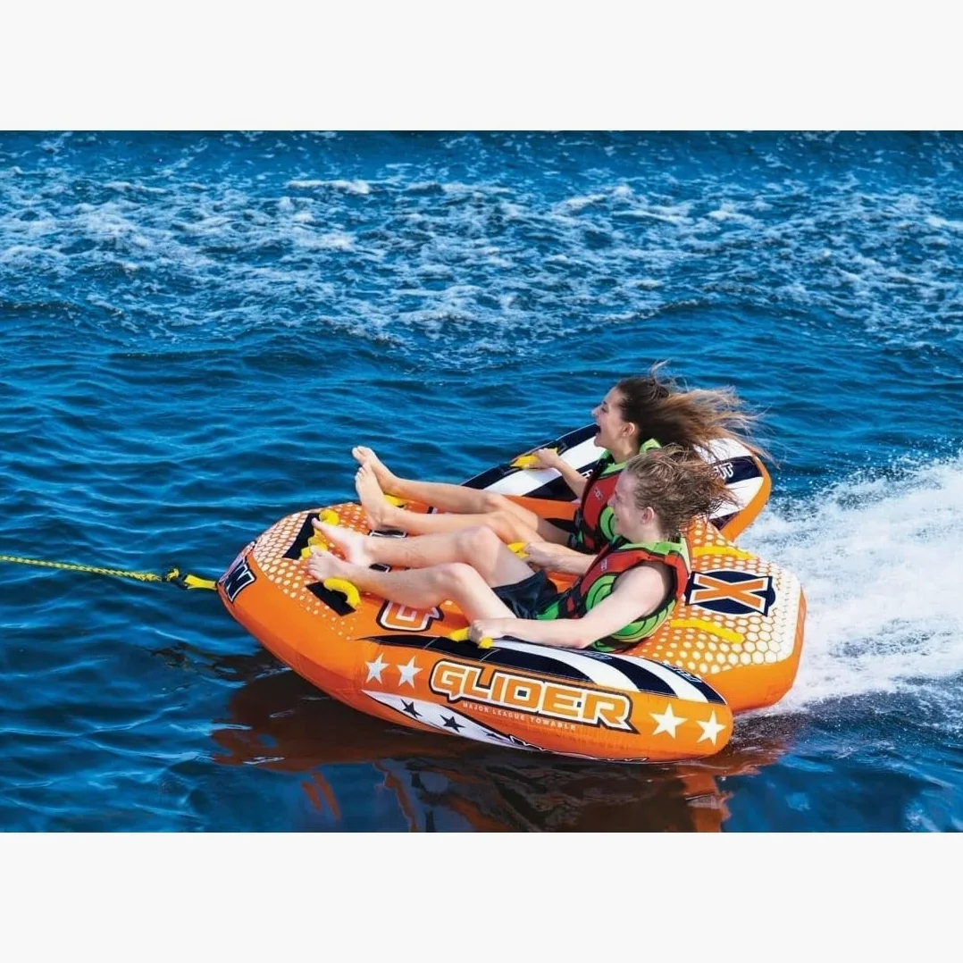 Wow Glider 2P remolcable con Asiento Flexible, Multicolor, Grande