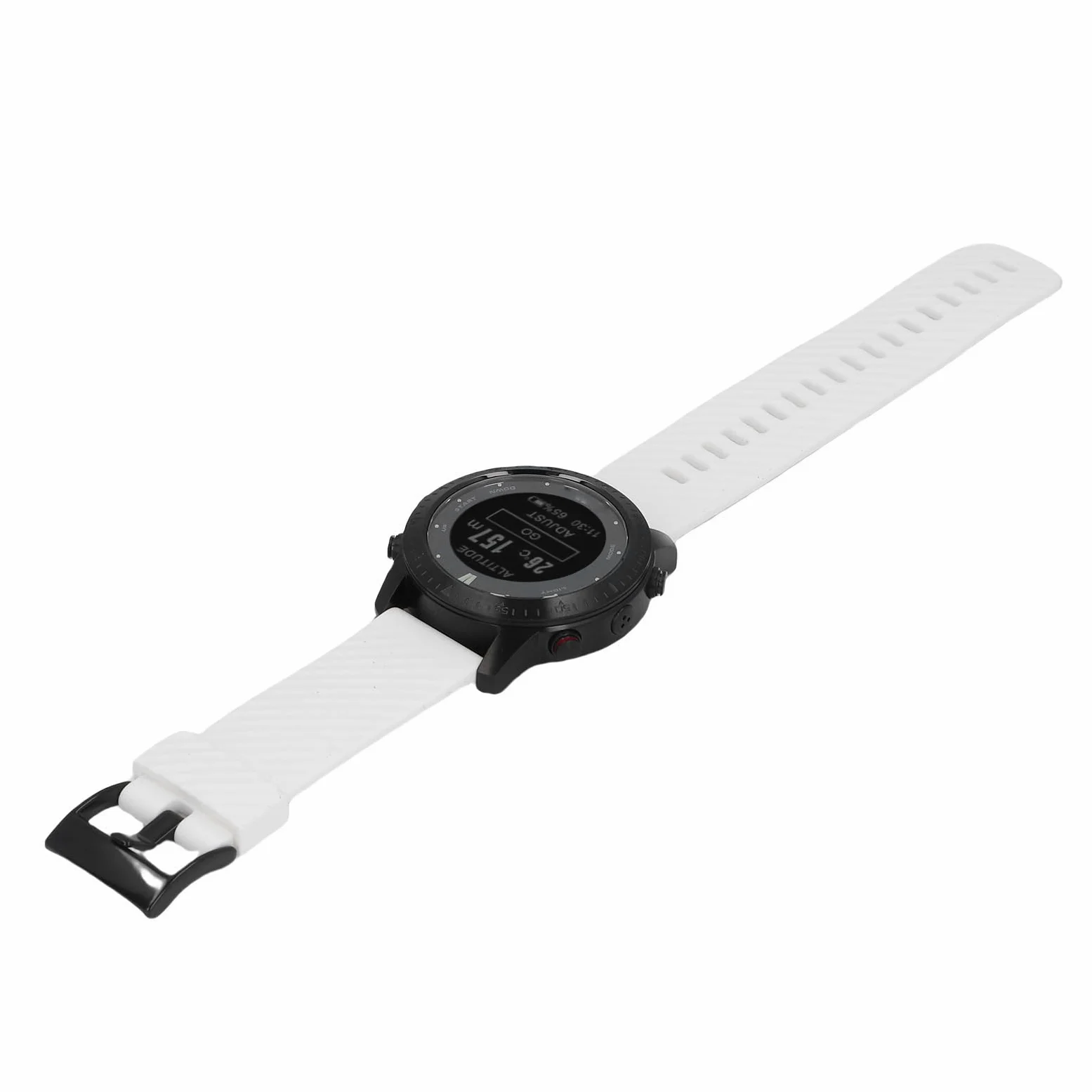 Luqeeg Reloj Inteligente con Ordenador de Buceo, Multifuncional, Sumergible hasta 100 Metros, con Pantalla de 1,18 Pulgadas y Correa Blanca para Natación, Snorkel, Buceo Profundo