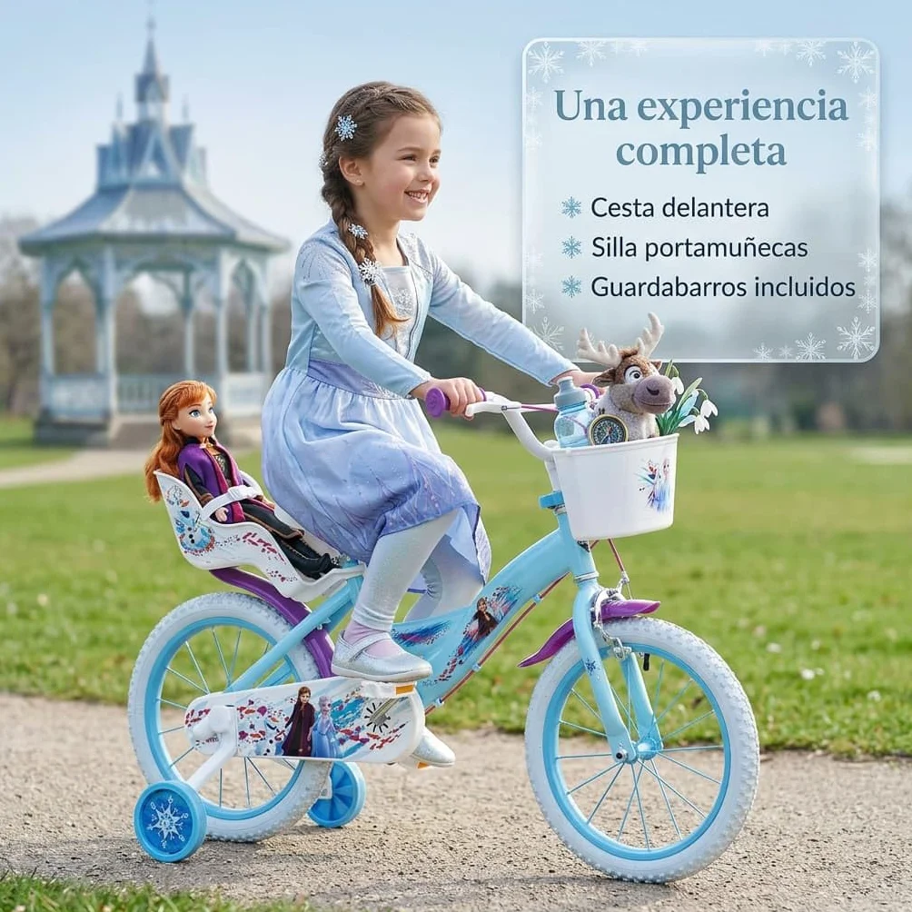 TOIMSA Bicicleta 16" Frozen Huffy 5/8 Años