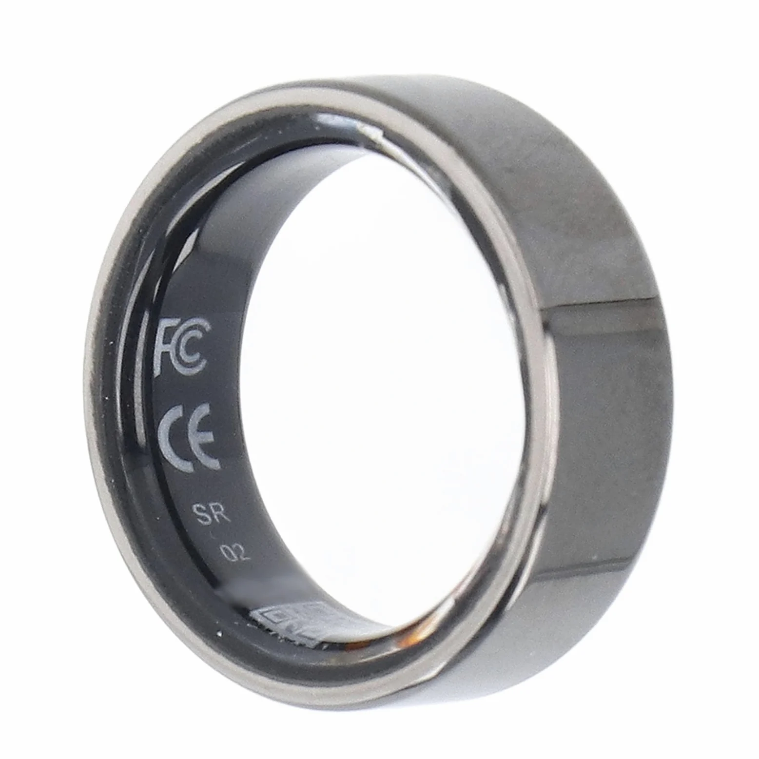 Monitor de Salud con Anillo Inteligente, Rastreador de Sueño y Actividad Física Anillo Inteligente de Acero Inoxidable y Cerámica de óxido de Circonio Diseño de Caja de Carga
