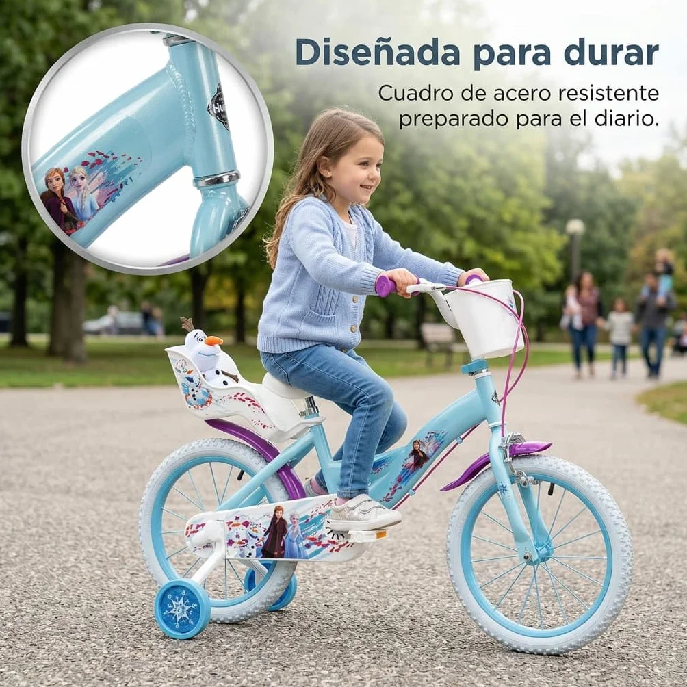 TOIMSA Bicicleta 16" Frozen Huffy 5/8 Años