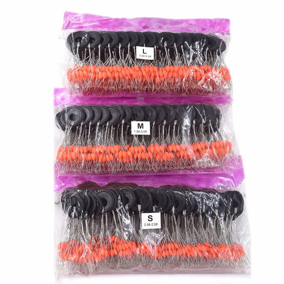 600 tapones de pesca Bobber, 6 en 1, material de silicona suave, topes flotantes para plomos