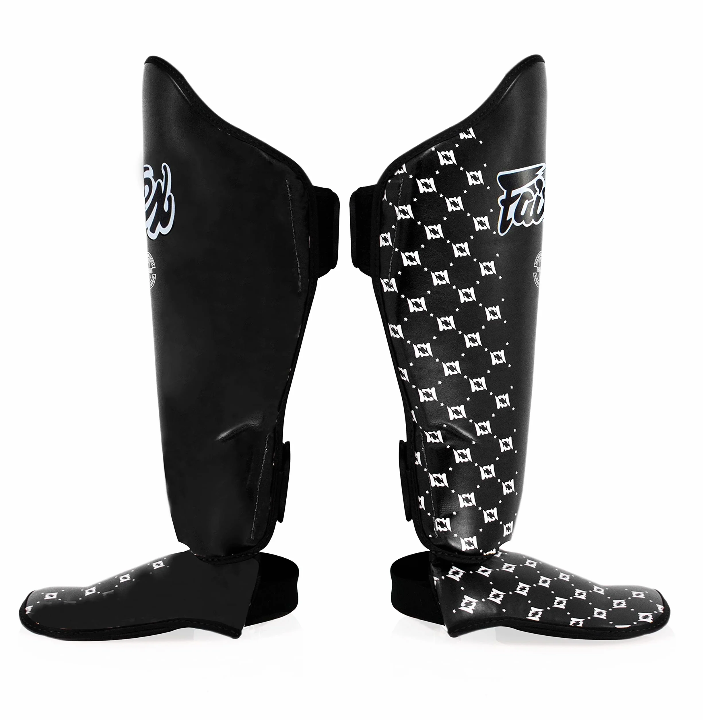 Espinilleras Fairtex SP5 Muay Thai Hombres Mujeres Protección Extendida