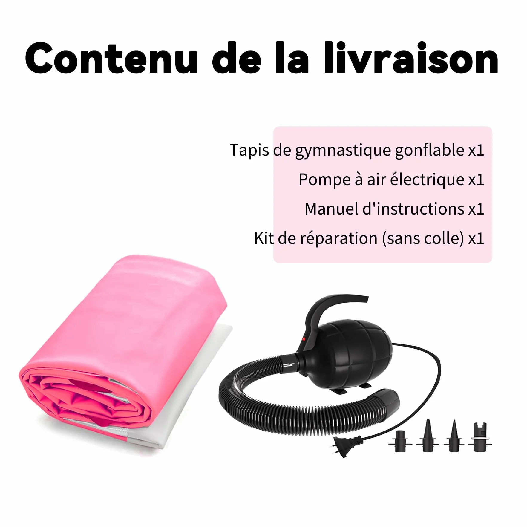 DOBESTS Air Track Colchoneta Gimnasia 2m 3m 4m 5m 6m Hinchable 10cm 15cm 20cm gruesa con Bomba
