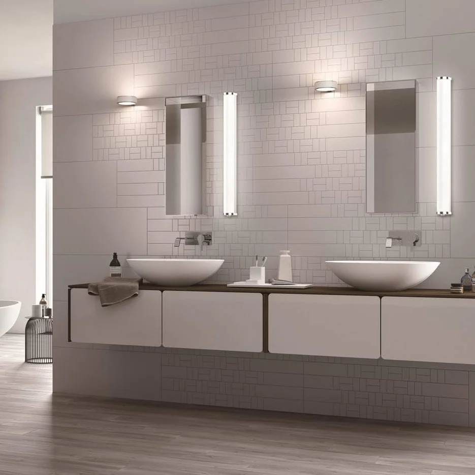 BARCELONA LED Aplique de Baño 15W 60cm Luz Blanca Neutra 1200lm IP44 Resistente al Agua Iluminación Moderna