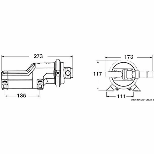 Whale Pompa Gulper 220 12 V Gulper Pump 220 12V
